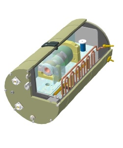 Вид моноблока РАД-200R в разрезе